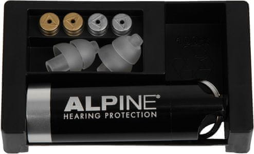 štuple do uší alpine MusicSafe dlhá životnosť z hypoalergénneho materiálu umývateľné vyrobené v holandsku ideálne na koncerty ochrana sluchu