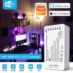 Gledopto WiFi ovládač LED pásov RGB + CCT
