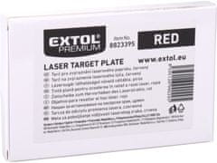 Extol Premium terč na zvýraznenie laser. lúča, červený
