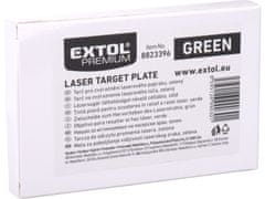 Extol Premium terč na zvýraznenie laser. lúča, zelený