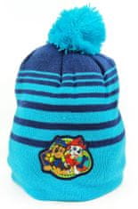 SETINO Chlapčenská čiapka s brmbolcom "Paw Patrol" svetlo modrá 52 cm Modrá