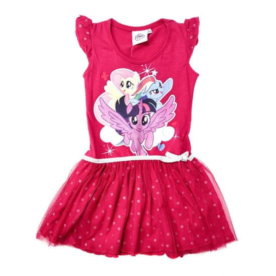 SETINO Detské šaty "My Little Pony" tmavo ružová
