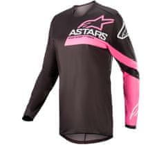 Alpinestars Dámsky motokrosový dres Stella Fluid jersey black / pink fluo vel. L