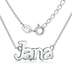 Silvego Strieborný náhrdelník s menom Jana JJJ1860-JAN