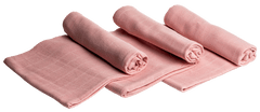TERRA GAIA štvorcové plienky organic 75x75x75 cm 3 ks pink