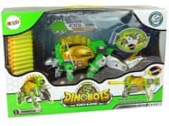 Lean-toys Dinobots 2v1 Dinosaurus Shotgun Green Stegosaurus Shield