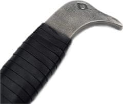 Madhammers Kovaný nôž - "Odinův havran" čierny, 20 cm