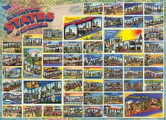 Cobble Hill Puzzle Americké retro pohľadnice 1000 dielikov