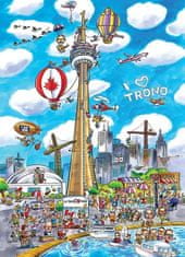 Cobble Hill Puzzle Doodle Town: Toronto 1000 dielikov