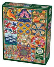 Cobble Hill Puzzle Dvanásť dní vianočné deky 1000 dielikov