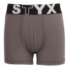 Styx Detské boxerky športová guma tmavo sivé (GJ1063) - veľkosť 4-5 let