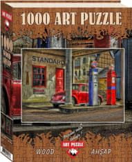 Art puzzle Drevené puzzle Čerpacia stanica 1000 dielikov