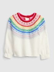 Gap Detský pletený sveter so vzorom 0-3M