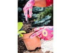 Extol Lady rukavice záhradné nylonové polomáčané v nitrile, veľkosť 7"