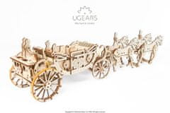UGEARS 3D puzzle Kráľovský kočiar