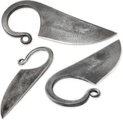 Madhammers Kovaný nôž - C1, 8,6 cm, sýto hnedá