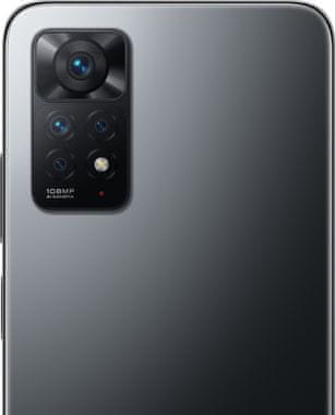Xiaomi Redmi Note 11 Pro vlajková výbava výkonný telefon vlajkový telefon výkonný smartphone, výkonný telefon, AMOLED displej, 4K videa, čtyřnásobný fotoaparát čtyři fotoaparáty ultraširokoúhlý, vysoké rozlišení, 120Hz obnovovací frekvence AMOLED  displej Gorilla Glass 5 IP53 ochrana rychlonabíjení FHD+ dedikovaný slot dual SIM Mediatek Helio G96