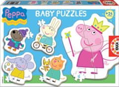 EDUCA Baby puzzle Prasiatko Peppa 5v1 (3-5 dielikov)