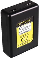 PATONA sada pro digitální kameru Dual GoPro Hero 5/6/7 nabíječka + 2x batérie 1250mAh USB