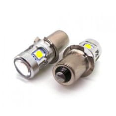 motoLEDy LED žiarovka PX13.5, P13, P13.5s 3V pre baterky 500lm