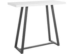 Danish Style Barový stôl Gaby, 120 cm, biela