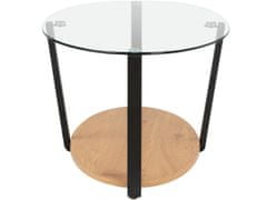 Danish Style Konferenčný stolík Blaine, 110 cm, prírodný