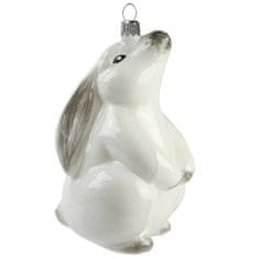Decor By Glassor Zajačik Ušiačik s bielym kožúškom