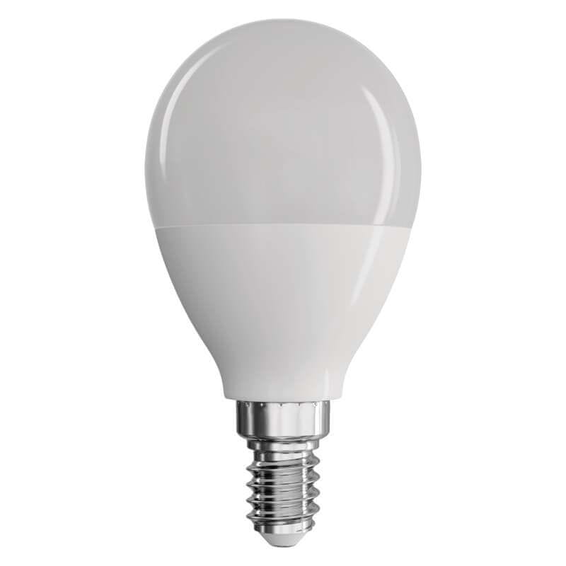 EMOS LED žiarovka Classic Globe 7,3 W E14 teplá biela