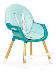 EcoToys Jedálenská stolička 2v1 modrá