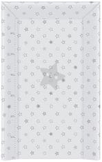 Ceba Baby Prebaľovacia podložka mäkká 80 cm trojhranná - Hviezdy sivá