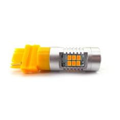 motoLEDy P27W LED žiarovka 3156 12-24V 1600lm CANBUS oranžová žiarovka