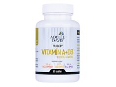 Adelle Davis Vitamín A+D3 (10.000+400 IU), 60 tabliet