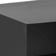Design Scandinavia Nočný stolík Joilet, 30 cm, MDF, čierna