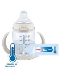 Nuk dojčenská fľaša Anti-colic s kontrolou teploty 150 ml - červená