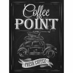 Retro Cedule Ceduľa Coffee Point