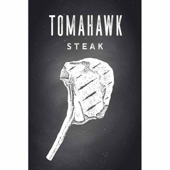 Retro Cedule Ceduľa Steak Tomahawk