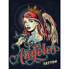 Retro Cedule Ceduľa Tattoo - Los Angeles