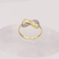 Amiatex Zlatý prsteň 87905 + Nadkolienky Gatta Calzino Strech, 54, 1.5 G