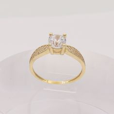 Amiatex Zlatý prsteň 87933 + Nadkolienky Gatta Calzino Strech, 57, 2.35 G