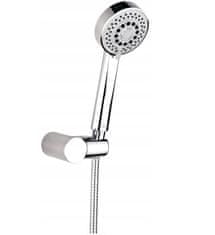 CERSANIT Lano, ručná sprcha so sprchovou hadicou a 1-bodovým držiakom sprchy, Chróm, S951-022