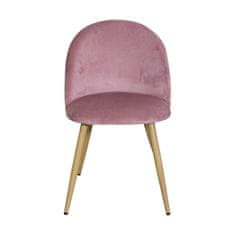 IDEA nábytok Jedálenská stolička LAMBDA ružový zamat