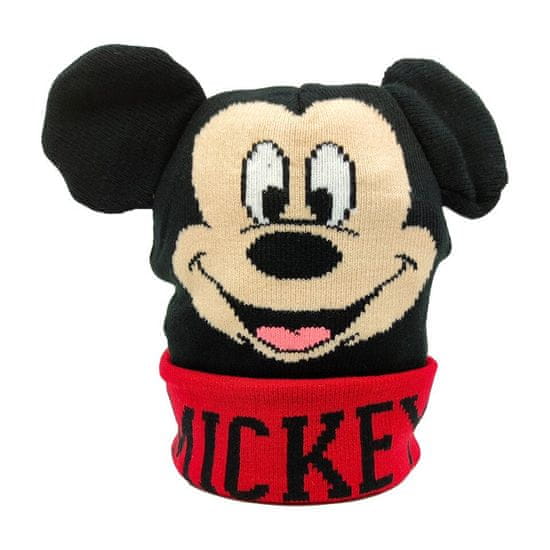 Eplusm Chlapčenská čiapka s brmbolcom amazing Mickey Mouse