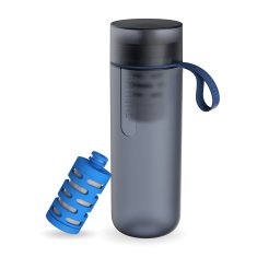 Philips filtračná fľaša GoZero Fitness AWP2712BLR, 590 ml, Dark blue