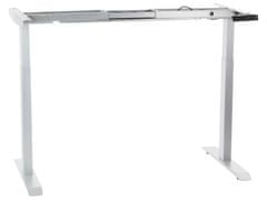 STEMA Elektrický rám stola UT04-2T, výška 70,5-118 cm, dĺžka 119-172 cm, protikolízny systém, noha 2-segmentová, biela farba