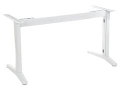 STEMA Kovový rám stola STL, nastaviteľný nosník, 135-175x68x72,5 cm, vhodné do domácnosti aj kancelárie, biela farba
