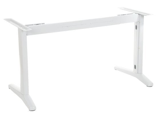 STEMA Kovový rám stola STL, nastaviteľný nosník, 135-175x68x72,5 cm, vhodné do domácnosti aj kancelárie, biela farba