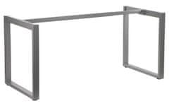 STEMA Nastaviteľný rám stola NY-131A, noha s profilom 60x30 mm, 120-180x70x72,5 cm, šedá farba