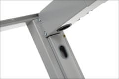 STEMA Kovový rám stola STT, nastaviteľný nosník, 135-175x68x72,5 cm, vhodné do domácnosti aj kancelárie, šedá farba