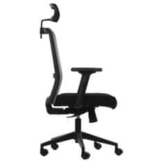 STEMA Otočná stolička s výsuvným sedadlom RIVERTON F/H - rôzne farby - čierno-šedá