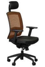 STEMA Otočná stolička s predĺžením sedadla GN-301 ORANGE